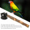 Wood Parrot Perch 20cm Natural with Suction Cups 6