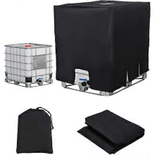 UV-bestendige en waterdichte hoes voor IBC's, gemaakt van 210D Oxford-stof, voor de bescherming van watertanks buitenshuis.