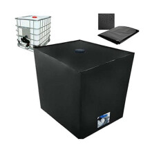 Beschermhoes voor een IBC-tank van 1000 liter, gemaakt van 210D Oxford-stof, waterdicht en UV-bestendig, 120 x 100 x 116 cm