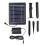 Solar Oxygen Pump 3-Level Adjustable Aerator with 6V 4W Panel 11