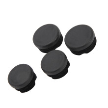 4PCS Motorcycle Frame Hole Cover Caps for DesertX 2022-2023 Waterproof Black
