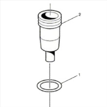 6Set Injector Sleeves for Trucks Injector Holder Repair Kit 21351717