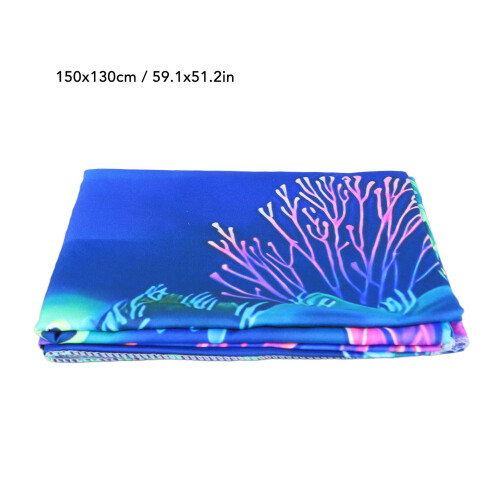 Fluorescent Tree Tapestry Backdrop 150x130cm UV Black Light Art 1