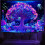 Fluorescent Tree Tapestry Backdrop 150x130cm UV Black Light Art 4