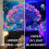Fluorescent Tree Tapestry Backdrop 150x130cm UV Black Light Art 6