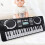 37-Key Portable Kids Keyboard Piano 3xAA Black 8