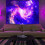 Blacklight Tapestry Star Sky Nebula 150x130cm UV Reactive Polyester 4