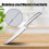 Steel Serrated Steak Knives - Multipurpose Tool 1