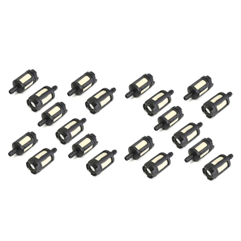 20Pcs Chainsaw Fuel Filters Black 4711551410830