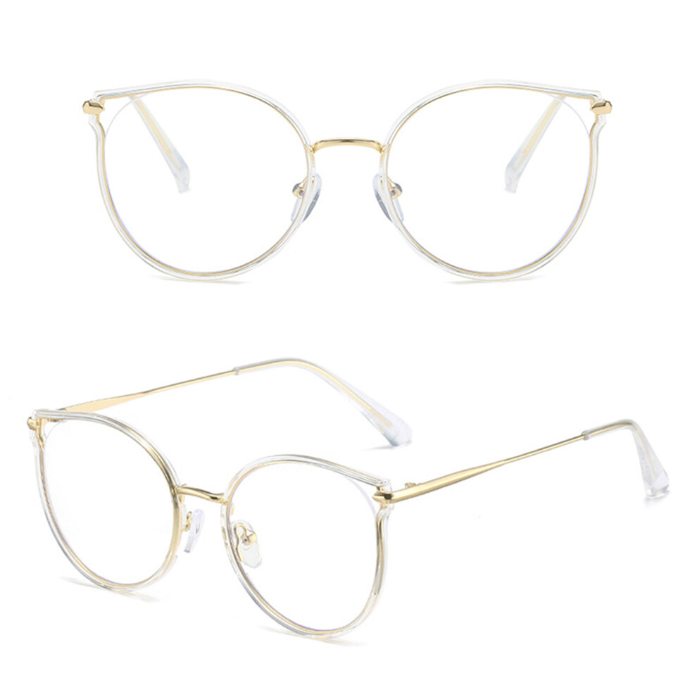 Dachuang Beauty Blue/Light (Transparent Frame, Change Of Color) Blocking Glasses For Gaming & Study