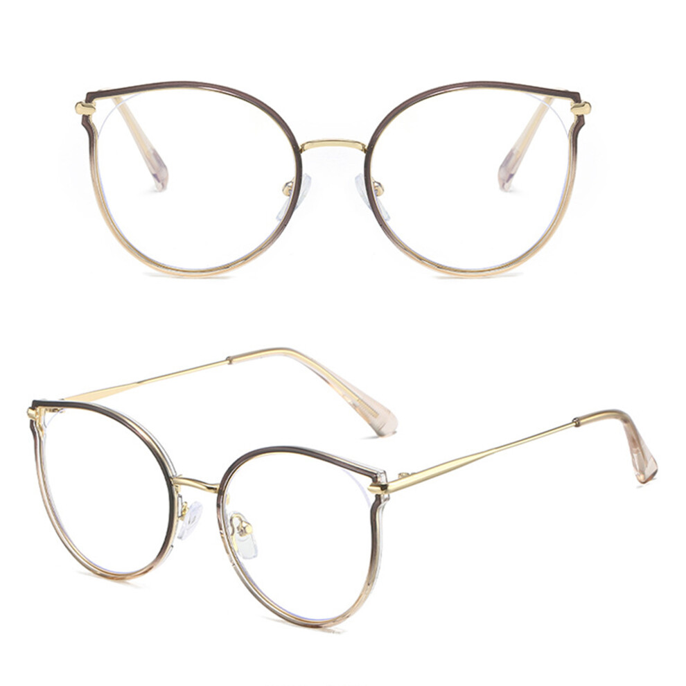 Dachuang Beauty Gold/Blue/Light ( Coffee Frame, Change Of Color) Blocking Glasses For Gaming & Study