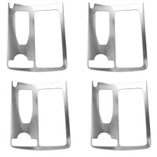 4X Central Console Cup Holder Water Cup Holder Panel Decoration Trim for C Class W204 2008-2014 RHD
