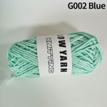 (Light Blue) Glow Yarn for DIY Crafts - Bright Colors