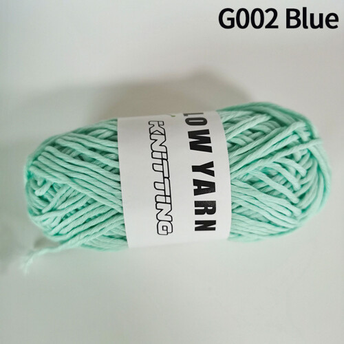 (Light Blue) Glow Yarn for DIY Crafts - Bright Colors