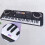 61-key Kids Piano Keyboard Plastic Power Supply 14