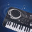 61-key Kids Piano Keyboard Plastic Power Supply 10