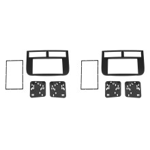 2X Car Radio Fascia for Grand Cherokee 1999-2005 Panel Dash Kit Fascia Plate Stereo Console Cover Bezel Adapter