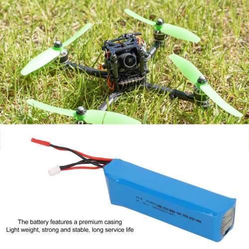 Batterie LiPo 7,4V 3000mAh pour télécommande, remplacement 2