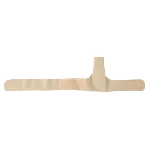 Bunion Relief Cross Strap Toe Separator Sock - Skin, Left Foot 1