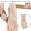 Bunion Relief Cross Strap Toe Separator Sock - Skin, Left Foot 6