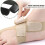 Bunion Relief Cross Strap Toe Separator Sock - Skin, Left Foot 7