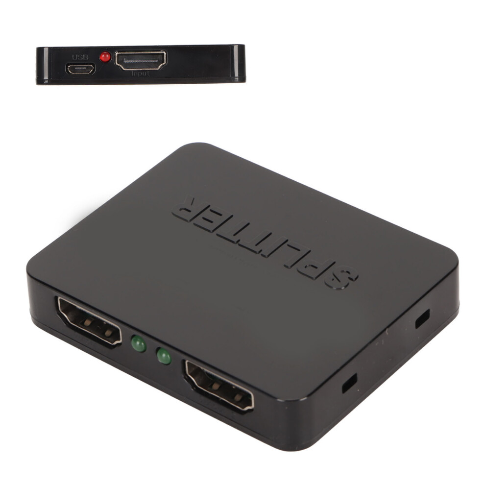 Premium Hdmi Splitter 1X2 For Dual Monitors 4K Hd Support Full Hd 1080P And 3D 9431388126326