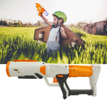 Weicher orange-weißer Raketenabschussvorrichtung-Spielzeug für Jugendliche & Erwachsene, 692 g
