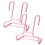 (Pink) Space-Saving 2PCS Vertical Shoe Rack 1