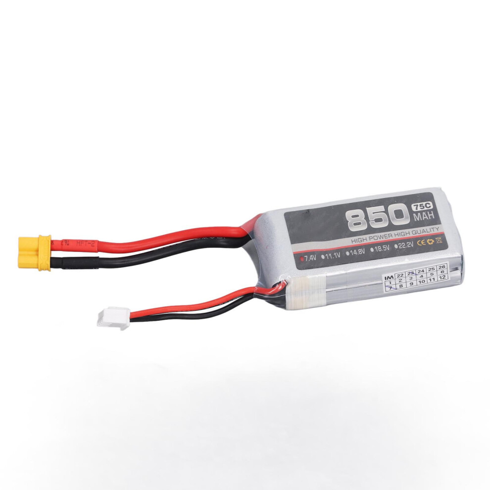 850Mah 75C Lipo Battery Pack Xt30 For Multirotor & Fixed Wing Aircraft 4911388126229