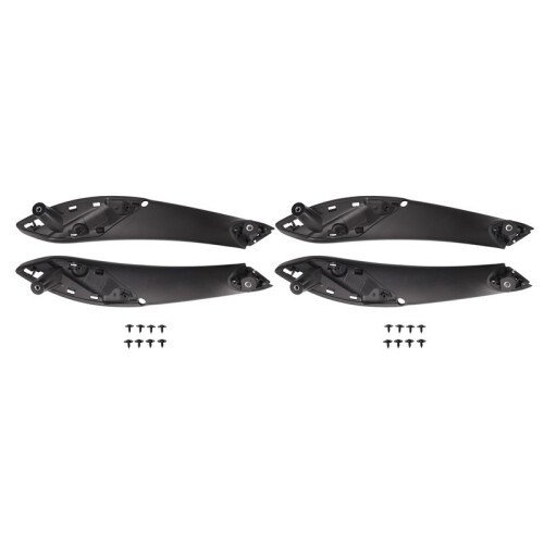 4x Black Front Left/Right Inner Door Handle Trim Pull Grab Panel Handle For- 3 4 Series F30 F80 Interior Door Handle