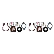 2X New Carburetor Carb Rebuild Repair Kit for Float Johnson Evinrude 18/20/25/28/30/40 396701
