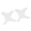 2 Set Beard Shaping & Mustache Stencil Kit for Men - White ABS 15