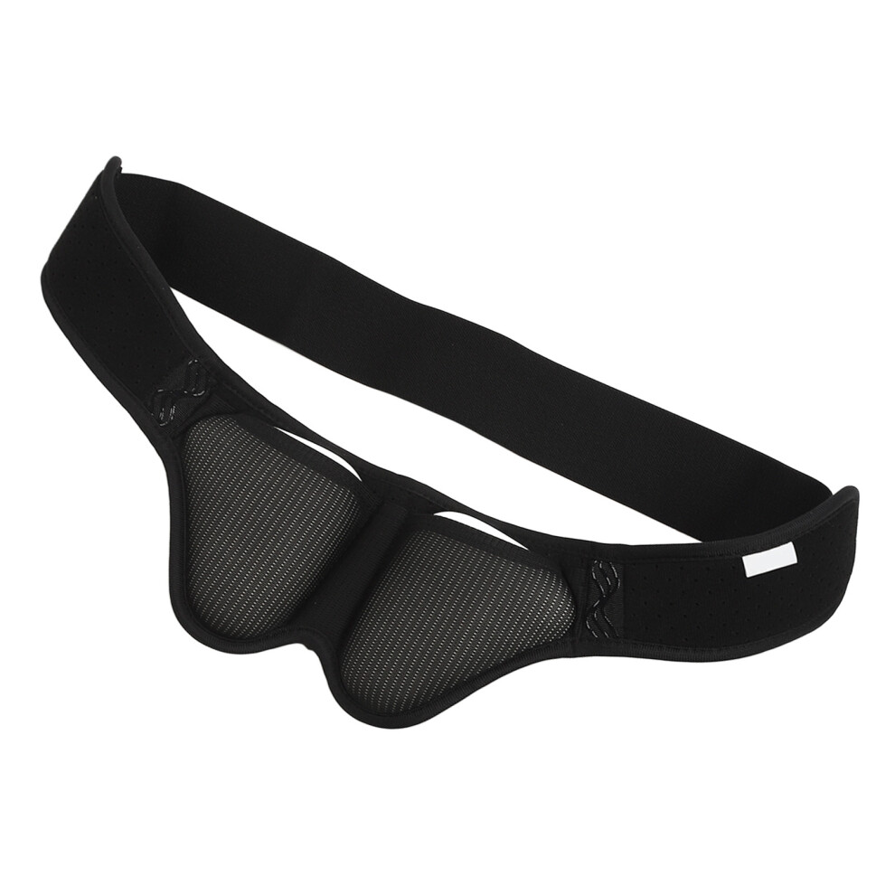 Adjustable Hernia Belt XL 41.7-47.2inch Soft Double Inguinal Brace