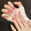 (XS) Christmas Red Almond Press On Nails 4