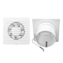 Powerful 18W Bathroom & Kitchen Exhaust Fan 15x15cm 220V