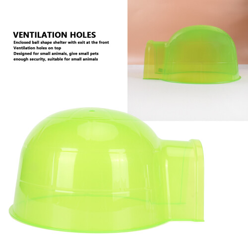 Transparent Hamster Sand Bath Container 16x14x9cm 2