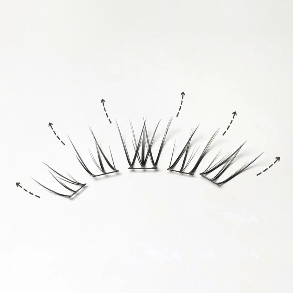Dachuang Beauty (Glues) Spiky Manga Lashes For Daily Wear
