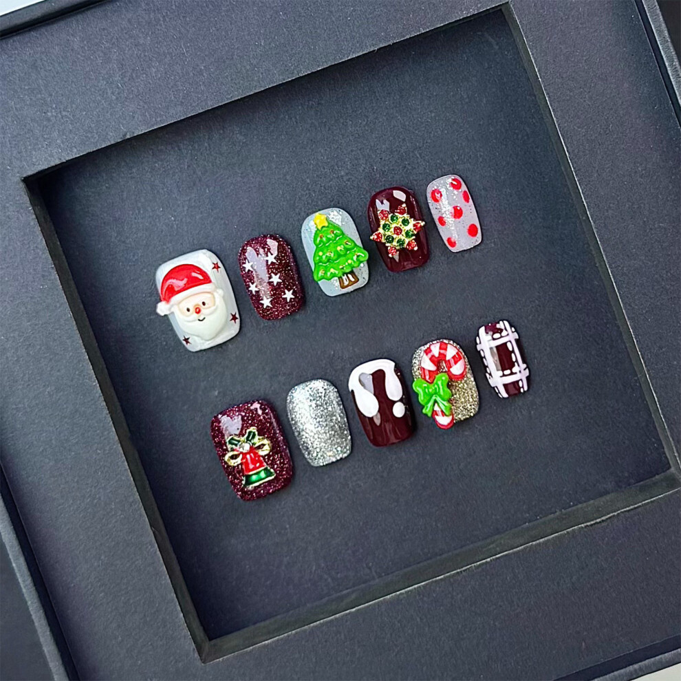 Dachuang Beauty (M) Festive Press-On Nails For Christmas & New Year