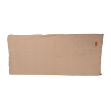 Weicher Fleece-Schlafsack-Inlet für Camping & Reisen, dicke Decke, erdiges Gelb