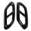 1 Pair ABS Exhaust Pipe Cover for GLC-X254 Black 2