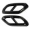 1 Pair ABS Exhaust Pipe Cover for GLC-X254 Black 4