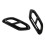 1 Pair ABS Exhaust Pipe Cover for GLC-X254 Black 5