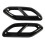 1 Pair ABS Exhaust Pipe Cover for GLC-X254 Black 14