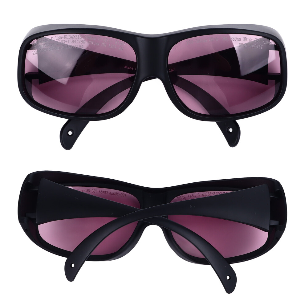 808Nm Od5 Violet Safety Glasses One Size Tr90 8371393499576