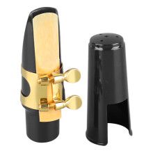 Alto Sax Mouthpiece Kit with Ligature in Black including Reed Cover Accessories