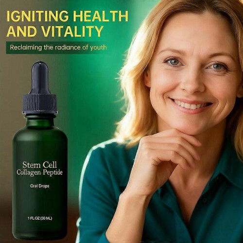 Stem Cell Collagen Peptide Oral Drops Sagging Skin Reduce Wrinkle 1
