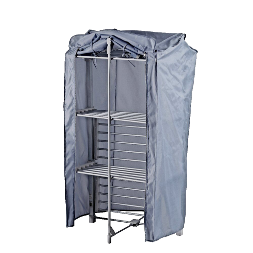 Heated Clothes Drying Rack (36 Rails) with Cover 2