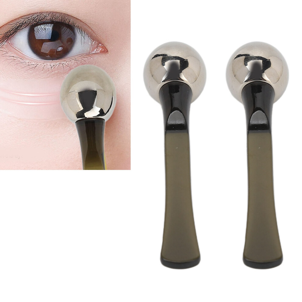 Cream Dual Zinc Alloy Eye Wand Roller Ball For Eye Application\