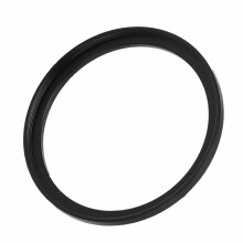 Schwarz 52-55mm Aluminium Step-Up-Filterring