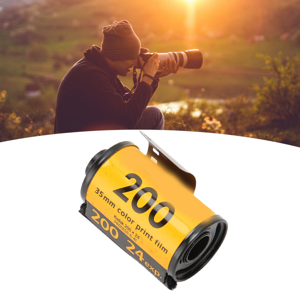 200 Color Negative Film - 24 Exposures Iso 200 35Mm Film Gold 4961388131891